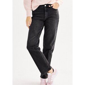 SO High Rise 90s Straight Black Jeans Women’s 7 Long 28x32